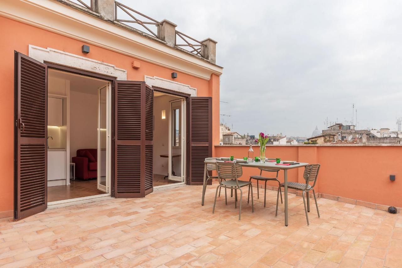 Apartment With Terrace In Via Del Pellegrino - Fromhometorome Exterior photo